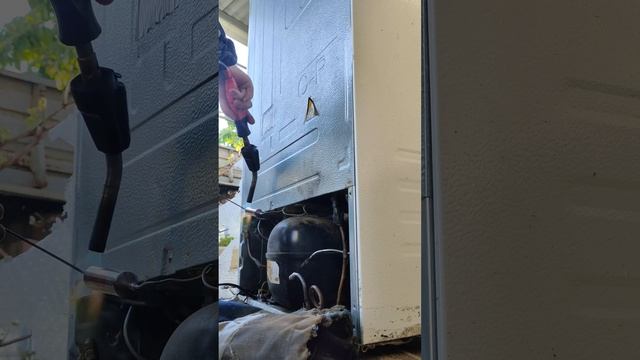 Пересадка компрессора от Snaige 20 лет на морозилку Haier 1 г? смотреть онлайн