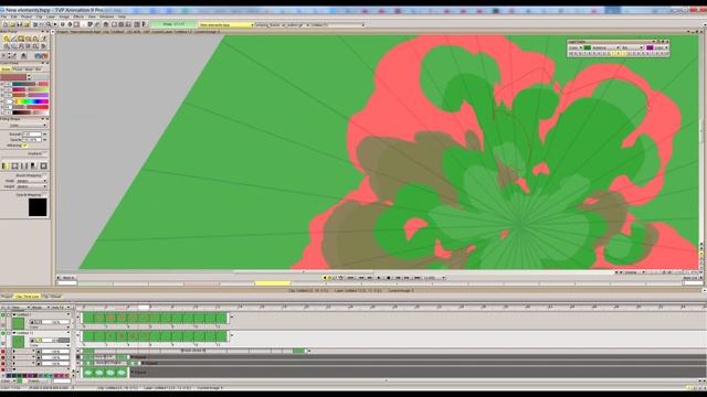 Fire Explosion 2D FX-animation Process. Покадровая анимация взрыва. смотреть онлайн