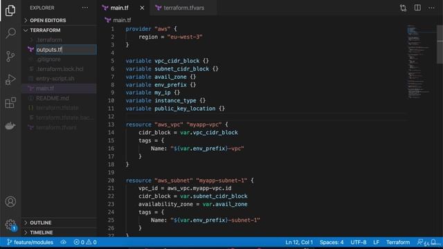 2. Terraform Project Structure - Cleanup our Main Configuration File смотреть онлайн