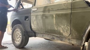 Замена заднего крыла НИВА