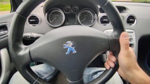 Стук в руль, ослабла гайка упора рулевой рейки Peugeot 408