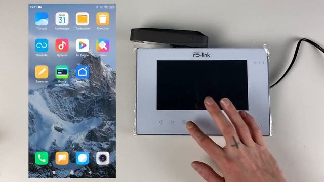 Видеоинструкция Комплект видеодомофона с вызывной па смотреть онлайн