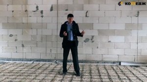 Дом из газобетона. ч.11. Устройство чернового пола. Полы по грунту