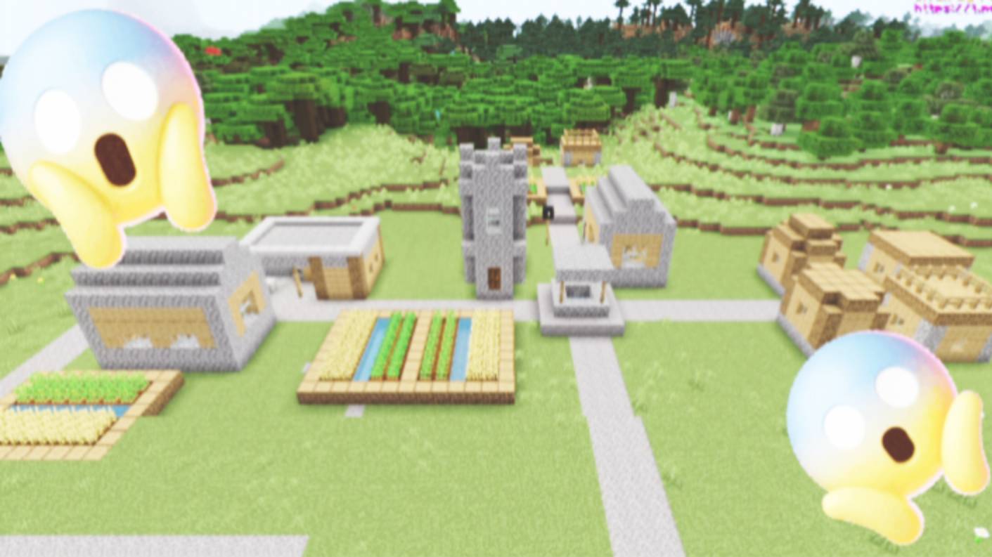 У нас в деревне пропали все ступеньки в minecraft | ДимА4 minecraft!