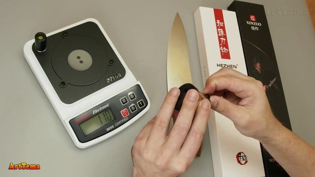 Проверяем степень остроты новых ножей Xinzuo и Hezhen с Алиэ