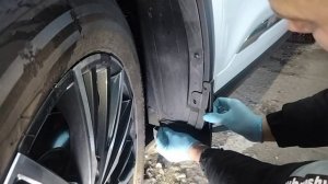 Брызговики на Чери Тигго 8 про. Установка за 10 минут .