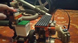 электро стартер для вакуумного двигателя из Лего