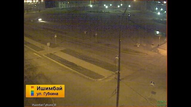 Въехал в фонтан - г.Ишимбай ул.Губкина 12.04.14