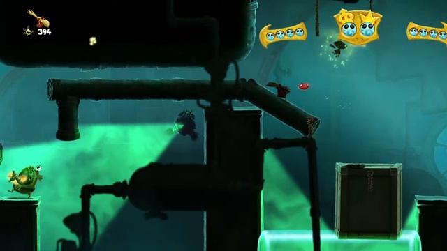 Rayman® Legends прохождение смертельный свет с пламенным молюткой