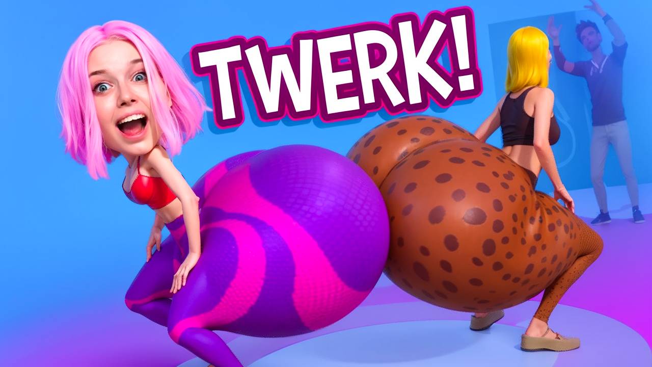 АЛИНКА ТАНЦУЕТ ТВЕРК как ПРОФЕССИОНАЛ | Twerk Race 3D смотреть онлайн