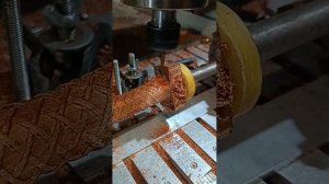 Изготовление рукояти для ножа с плетением на 4 оси ЧПУ.
