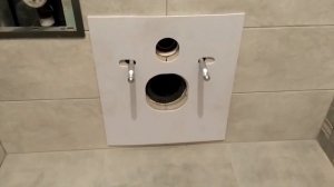 Установка подвесного унитаза скрытого монтажа   D&K.