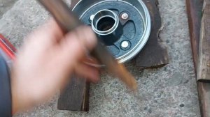 Установка шпильки в ступицу барабан задний Деу Матиз D