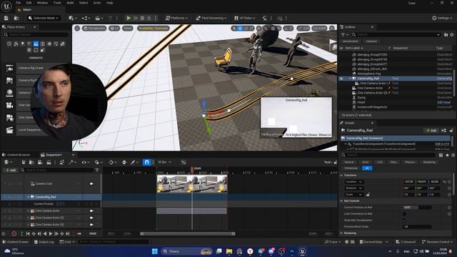 Unreal Engine - Работа с Камерой #unrealengine5 #ue5