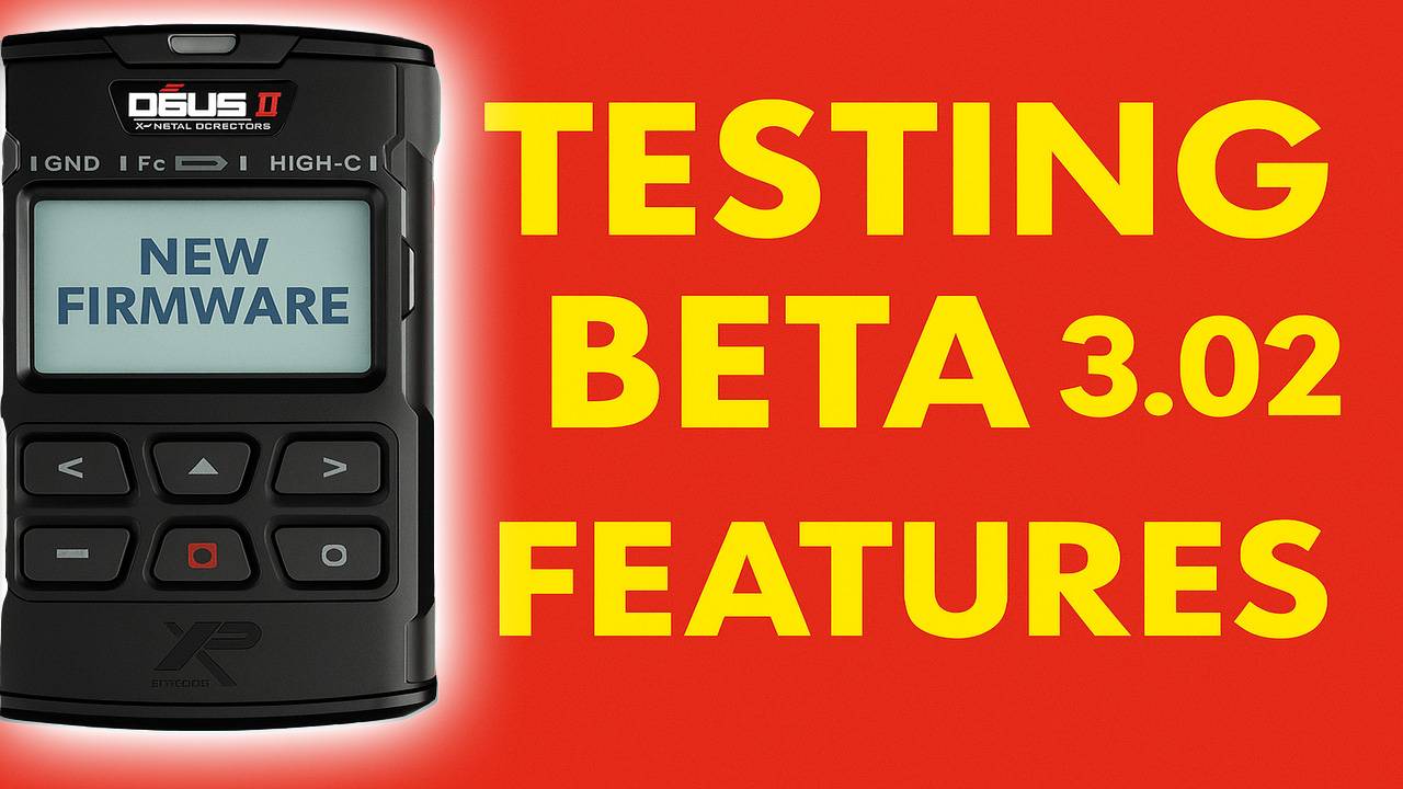 XP Deus 2 тест новой прошивки Beta 3.02. смотреть онлайн