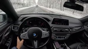2019 BMW 730d G11 LCI POV | Вид от первого лица