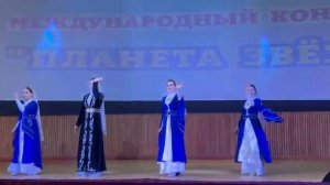 Чеченский девичий танец - Зама | Школа лезгинки «Горец»|