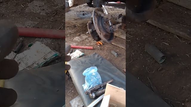 Замена втулок шкворней газ 3309