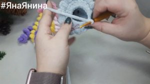 МК Осьминожка крючком из плюшевой пряжи.Игрушка за пол часа. #мк #амигуруми #бесплатно #крючком