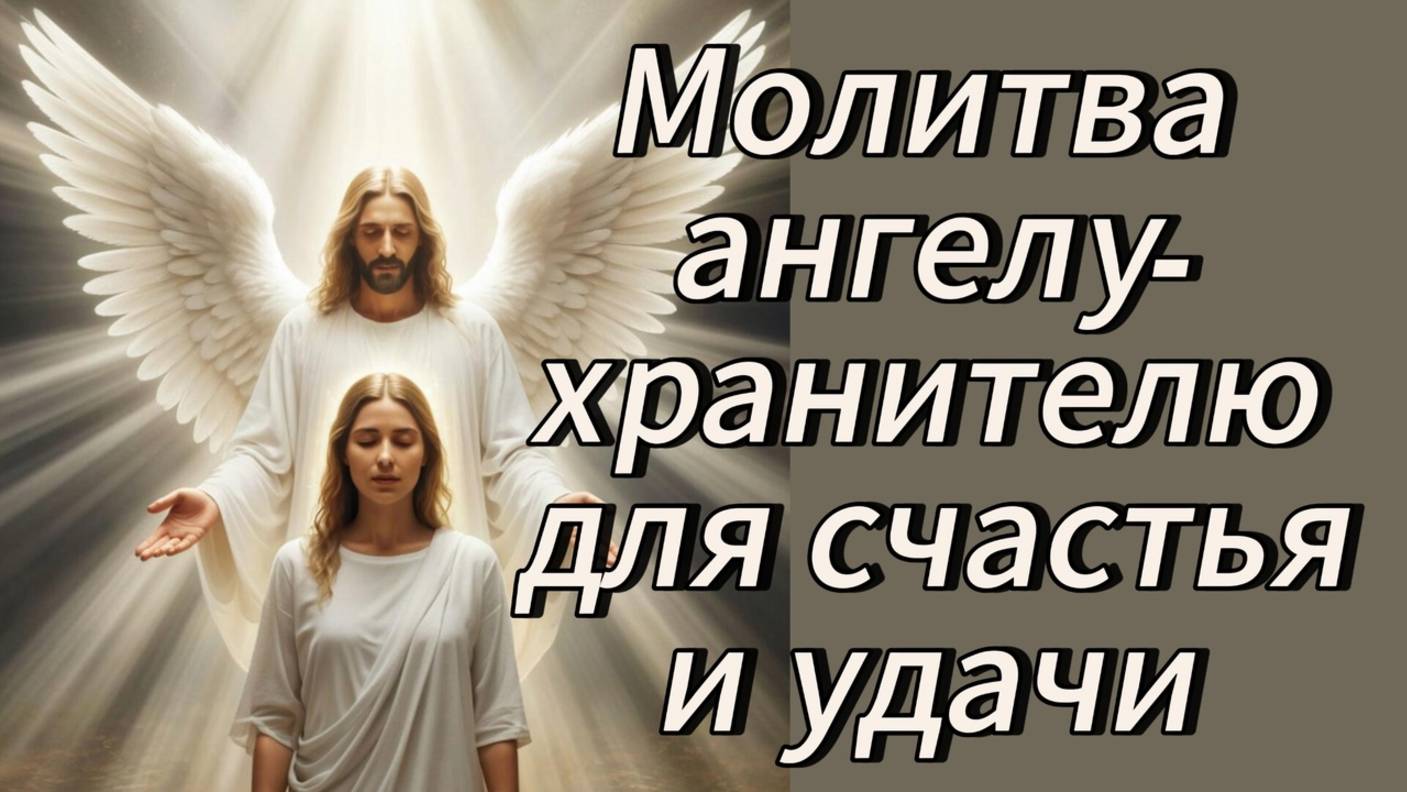Молитва ангелу-хранителю для счастья и удачи. смотреть онлайн