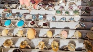 Серебряные кольца из Индии,  сапфиры,  рубины,  топазы, огромный выбор!