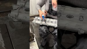 Сборка двигателя Mercedes-Benz GL-Class m273.963 V8 - 5.5L часть 4