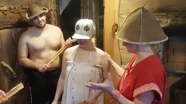 Впервые в России .Коллективное Парение в общественной бане.Фестиваль и чемпионат. смотреть онлайн