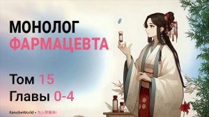 МОНОЛОГ ФАРМАЦЕВТА. ТОМ 15 ГЛАВЫ 0-4. АУДИОКНИГА. РАНОБЭ.