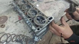 СНЯТИЕ СЁДЕЛ КЛАПАНОВ ВАЗ СВОИМИ РУКАМИ #43