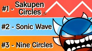 Я нашёл ТОП NINE CIRCLES УРОВНЕЙ в Geometry Dash