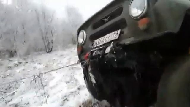 Тест лебедки Redbtr Hunter 12000