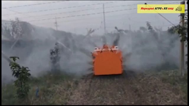 Пръскачка самоходна автономна с вентилатор с GPS систе? смотреть онлайн