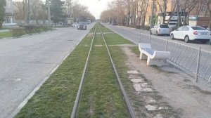 ТРАМВАЙ - ЕВПАТОРИЯ. Маршрут № 3 -от Вокзала до гост. Ук?