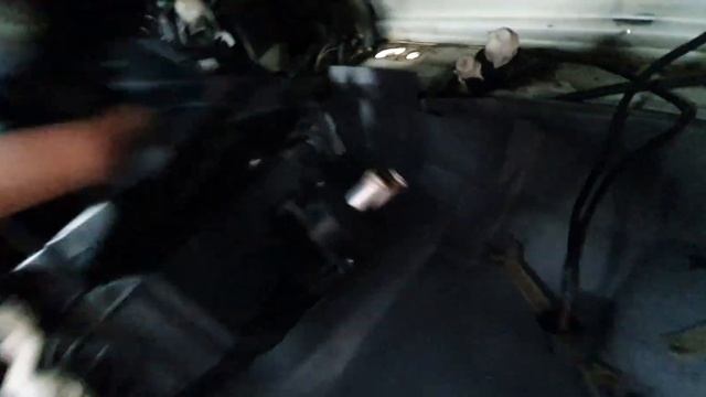 Fuso Canter E4 замена радиатора печки