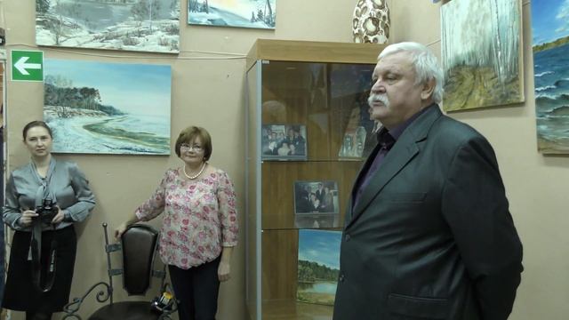 Открытие выставки конаковского художника Владимира Рогова