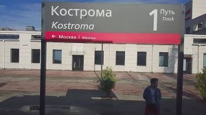 Скоростной поезд Ласточка Кострома Москва