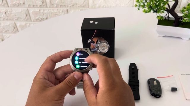 Смарт часы с наушниками Smart Watch T95 2в1 смотреть онлайн