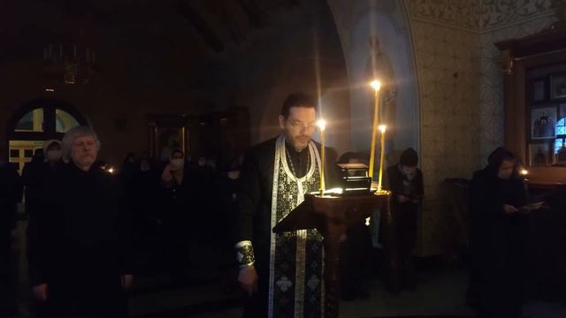 Великий канон Андрея Критского Четверг Храм Апостола смотреть онлайн