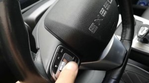 Управление памятью сидений кнопками на руле EXEED VX TXL LX