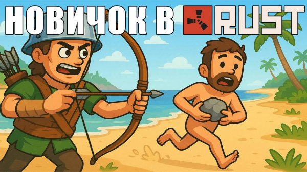 Мой Первый Рейд в RUST | Новичок в РАСТ