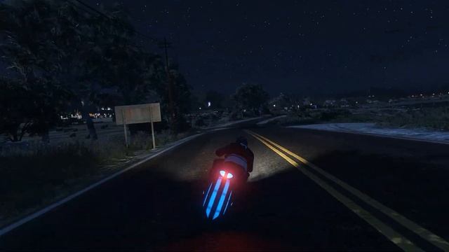 Скоростная поездка на Неоновом байке Shotaro в GTA 5 | Nagasaki Sh