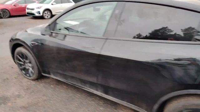 tesla model y. Перерихтовка китайского крыла. Сборка в зазор смотреть онлайн