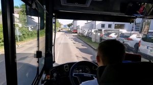 Водитель автобуса в Чехии / Řidič autobusu / Chrastava - Liberec / 4K