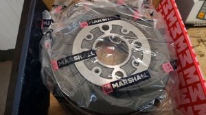 Чугунные тормозные барабаны MARSHALL на ваз 2112, установка.