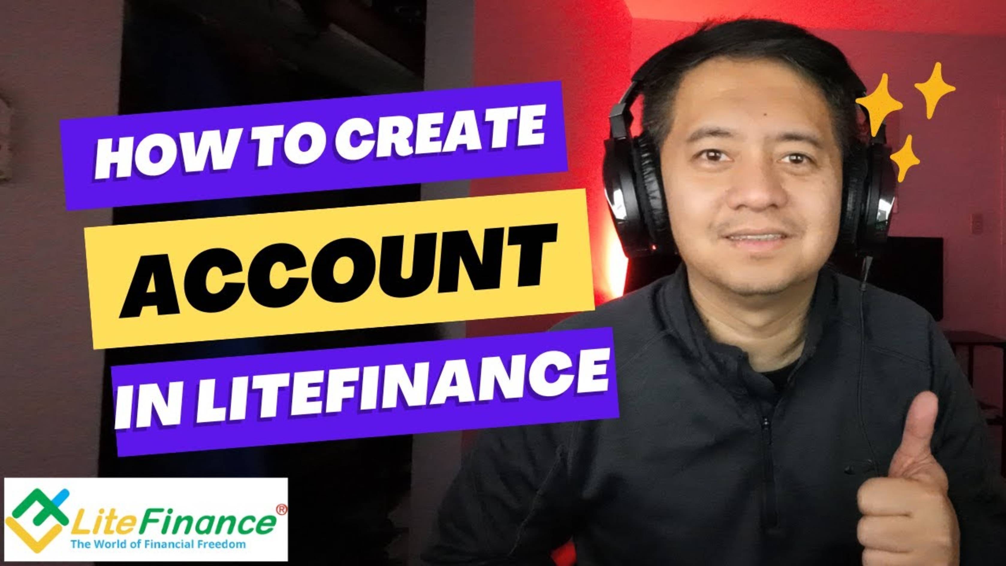HOW TO REGISTER IN LITEFINANCE