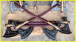 Как делают красивые топоры в Пакистане!