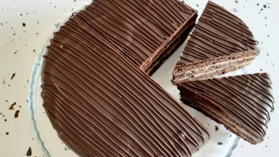 Шоколадный торт Прага по ГОСТу СССР. смотреть онлайн