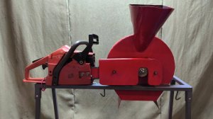 Изготовление измельчителя веток, привод от бензопилы.