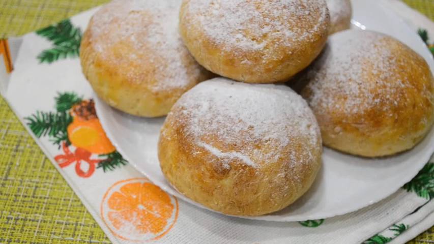 Творожные булочки за 30 минут(без дрожжей). смотреть онлайн