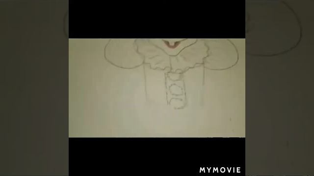 Как нарисовать пеннивайза из фильма оно!